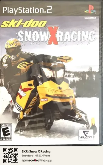 SXR: Snow X Racing PlayStation 2, NTSC box front