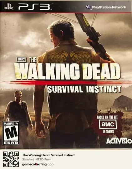 The Walking Dead: Survival Instinct PlayStation 3, NTSC box front