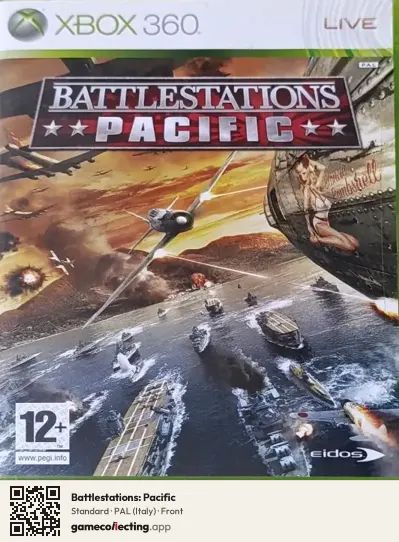 Battlestations: Pacific Xbox 360, Italy box front