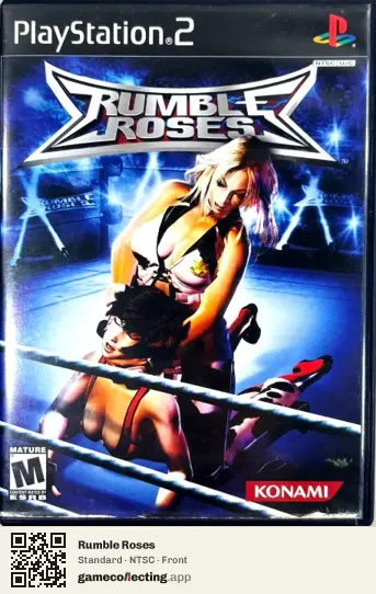 Rumble Roses PlayStation 2, NTSC box front