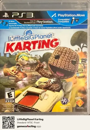 LittleBigPlanet Karting PlayStation 3, NTSC box front