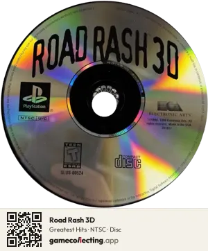 Road Rash 3D PlayStation, NTSC disc