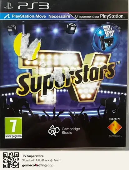 TV Superstars PlayStation 3, France box front