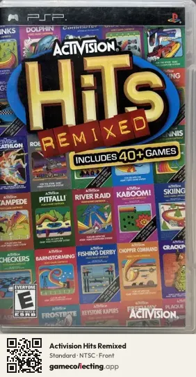 Activision Hits Remixed PlayStation Portable, NTSC box front