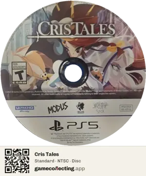 Cris Tales PlayStation 5, NTSC disc