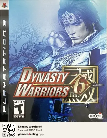 Dynasty Warriors 6 PlayStation 3, NTSC box front