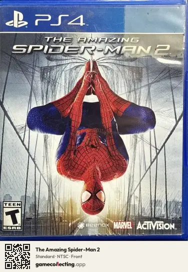 The Amazing Spider-Man 2 PlayStation 4, NTSC box front