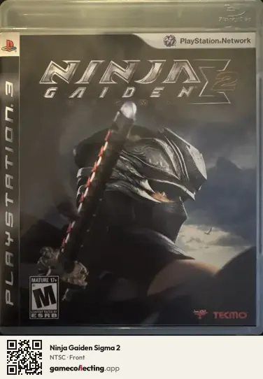 Ninja Gaiden Sigma 2 PlayStation 3, NTSC box front