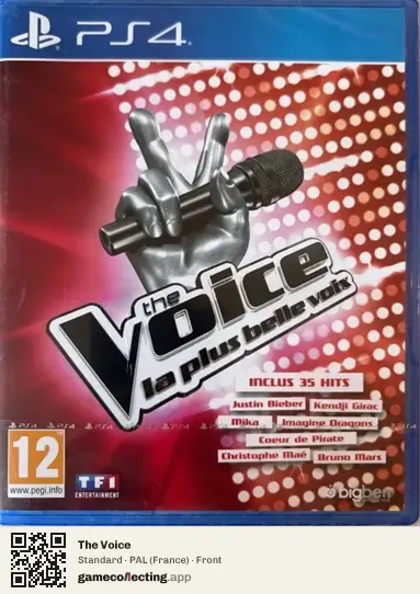 The Voice PlayStation 4, France box front