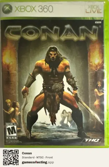 Conan Xbox 360, NTSC box front