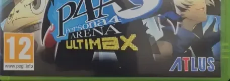 Persona 4 Arena Ultimax, the PEGI square on its front