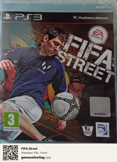 FIFA Street PlayStation 3, PAL box front