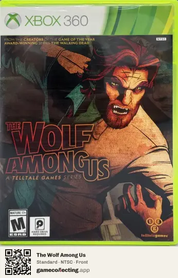 The Wolf Among Us Xbox 360, NTSC box front