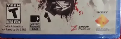 Unit 13, the ESRB box on its front