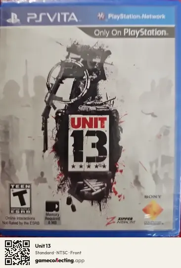 Unit 13 PlayStation Vita, NTSC box front