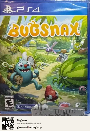 Bugsnax PlayStation 4, NTSC box front