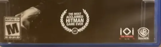 Hitman, the ESRB box on its front