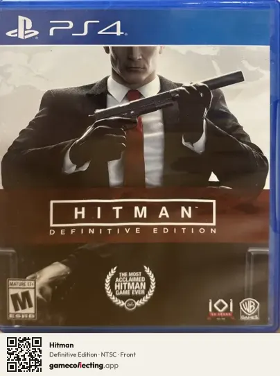Hitman PlayStation 4, NTSC box front