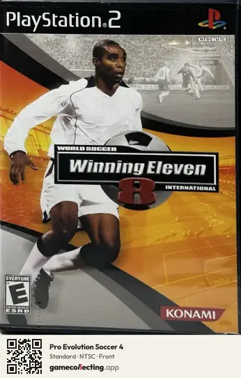 Pro Evolution Soccer 4 PlayStation 2, NTSC box front