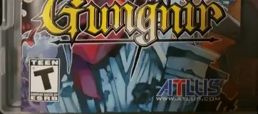 Gungnir, the ESRB box on its front
