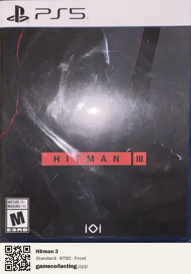 Hitman 3 PlayStation 5, NTSC box front