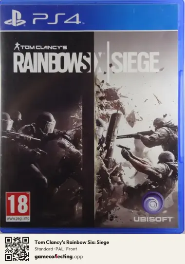 Tom Clancy's Rainbow Six: Siege PlayStation 4, PAL box front
