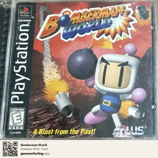 Bomberman World PlayStation, NTSC box front