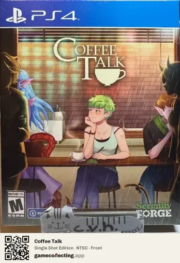 Coffee Talk PlayStation 4, NTSC box front