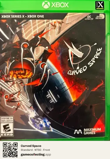 Curved Space Xbox Series X, NTSC box front