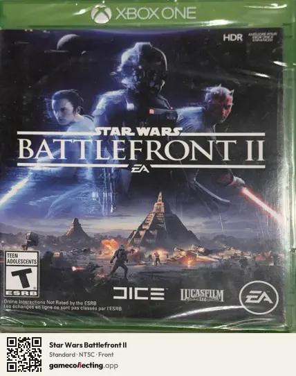 Star Wars Battlefront II Xbox One, NTSC box front
