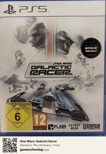 Star Wars: Galactic Racer PlayStation 5, Germany box front