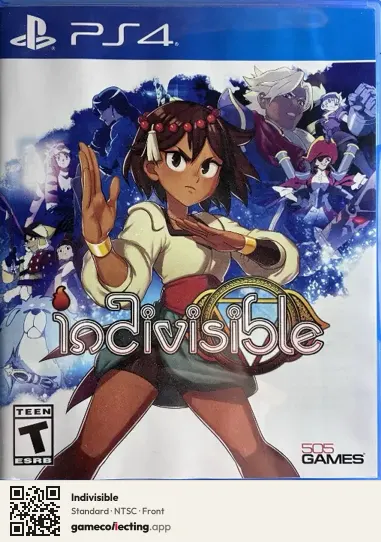 Indivisible PlayStation 4, NTSC box front