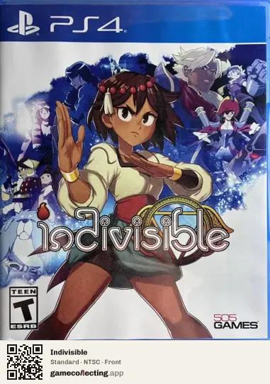 Indivisible PlayStation 4, NTSC box front