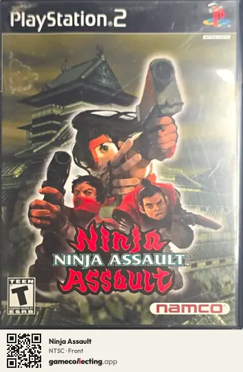 Ninja Assault PlayStation 2, NTSC box front