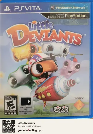 Little Deviants PlayStation Vita, NTSC box front