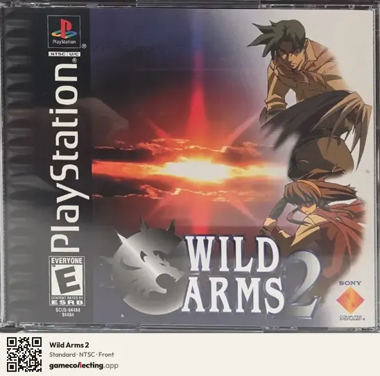 Wild Arms 2 PlayStation, NTSC box front
