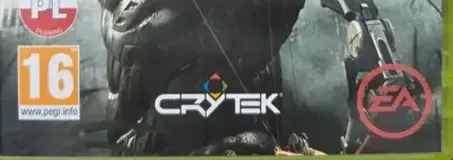 Crysis 3, the PEGI square on its front