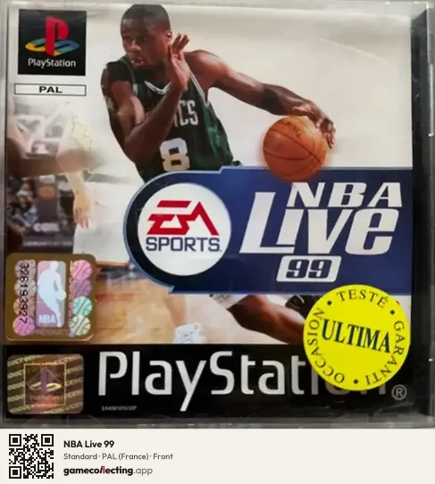 NBA Live 99 PlayStation, France box front