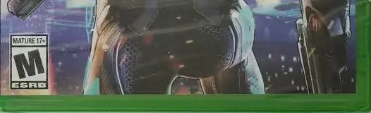 Crackdown 3, the ESRB box on its front