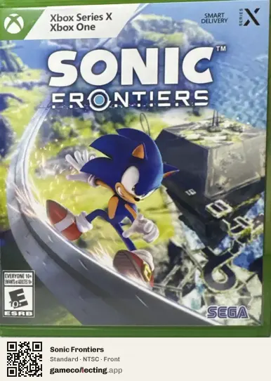 Sonic Frontiers Xbox Series X, NTSC box front