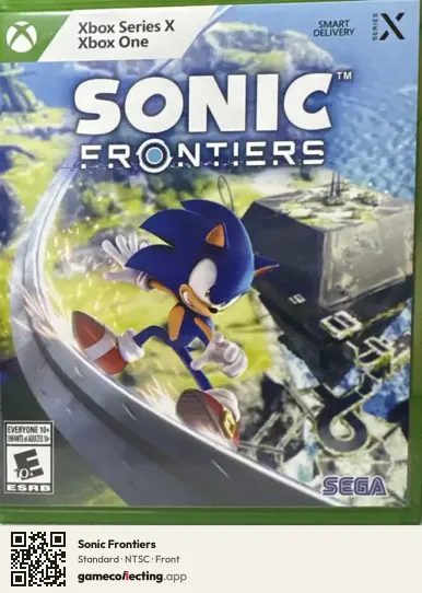 Sonic Frontiers Xbox Series X, NTSC box front