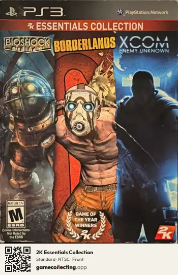 2K Essentials Collection PlayStation 3, NTSC box front