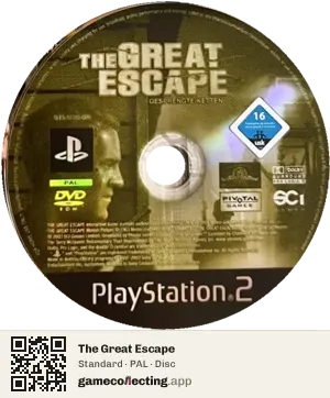 The Great Escape PlayStation 2, PAL disc
