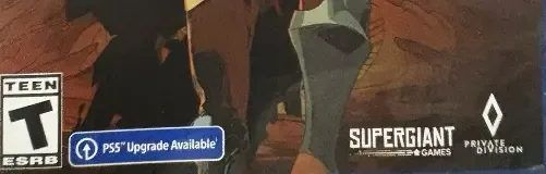 Hades, the ESRB box on its front