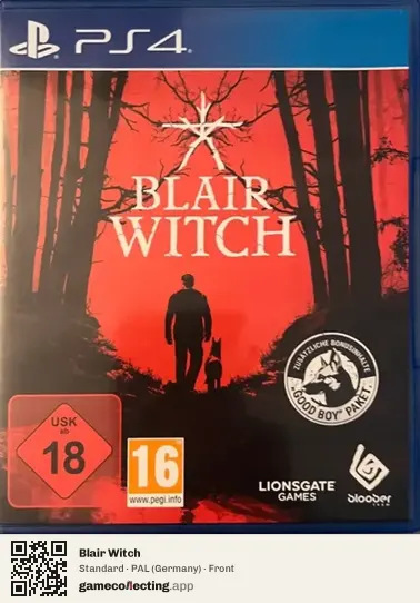 Blair Witch PlayStation 4, Germany box front