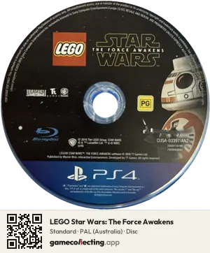 LEGO Star Wars: The Force Awakens PlayStation 4, PAL disc
