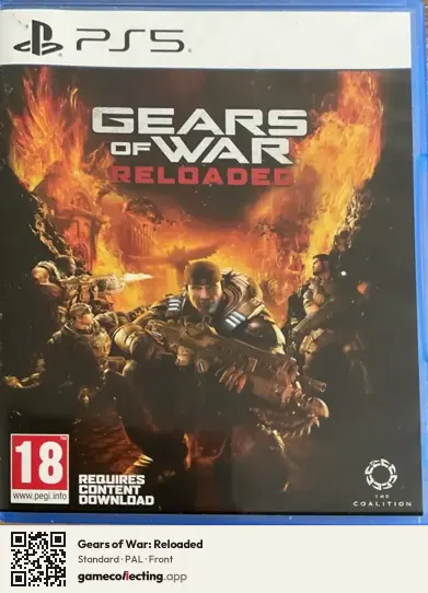 Gears of War: Reloaded PlayStation 5, PAL box front