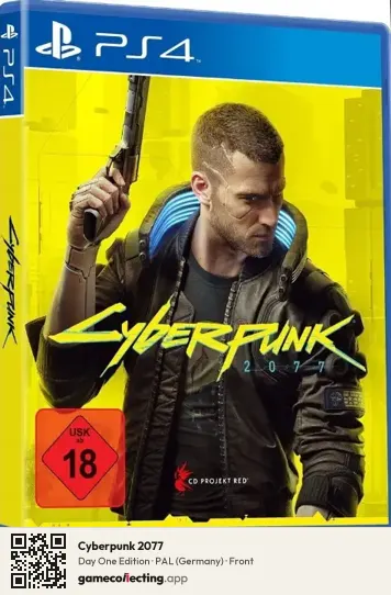 Cyberpunk 2077 PlayStation 4, Germany box front