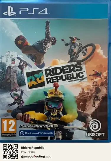 Riders Republic PlayStation 4, PAL box front