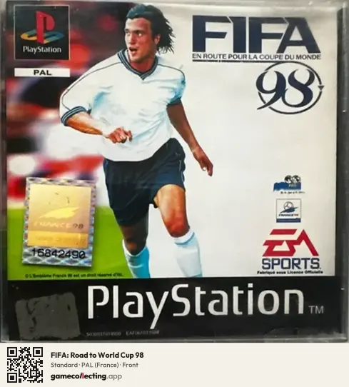 FIFA: Road to World Cup 98 PlayStation, France box front